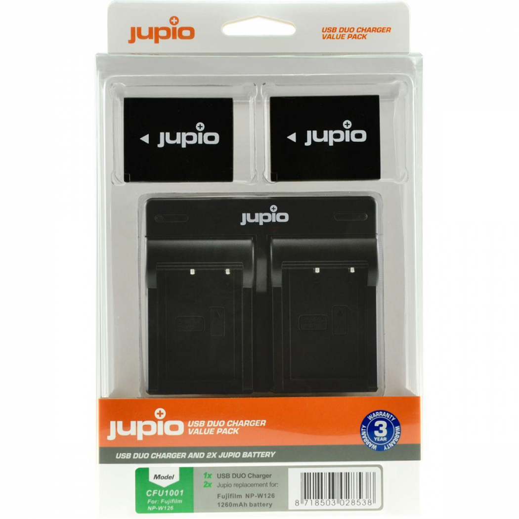 Jupio Value Pack: 2x Battery NP-W126S