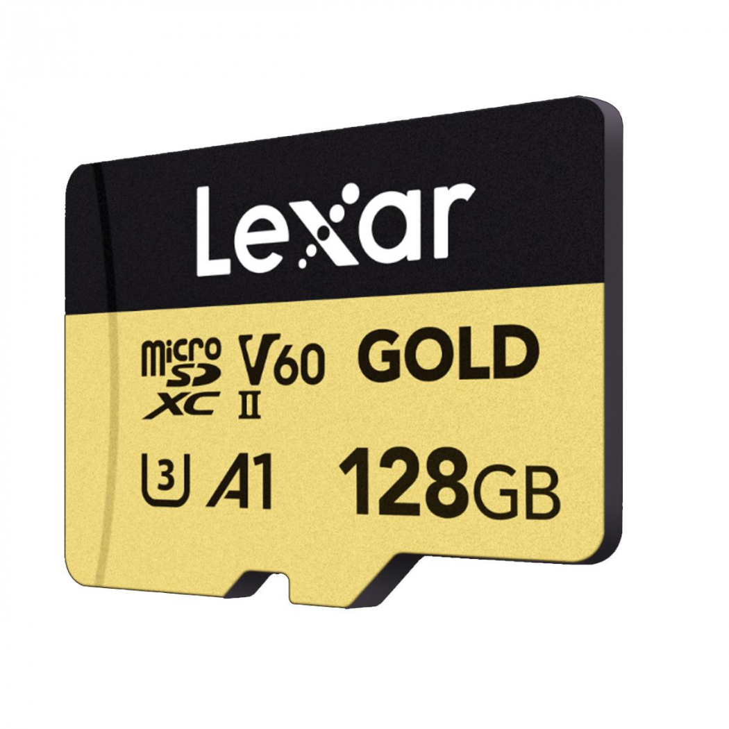 Lexar microSDXC Gold Series UHS-II 128GB V60