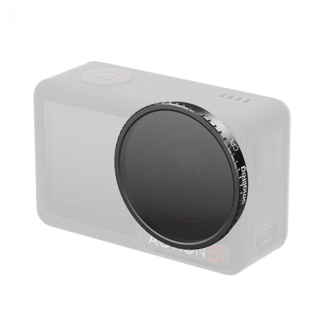 SmallRig 5835 Attachable CPL Filter for DJI Osmo Action 5 Pro / 4