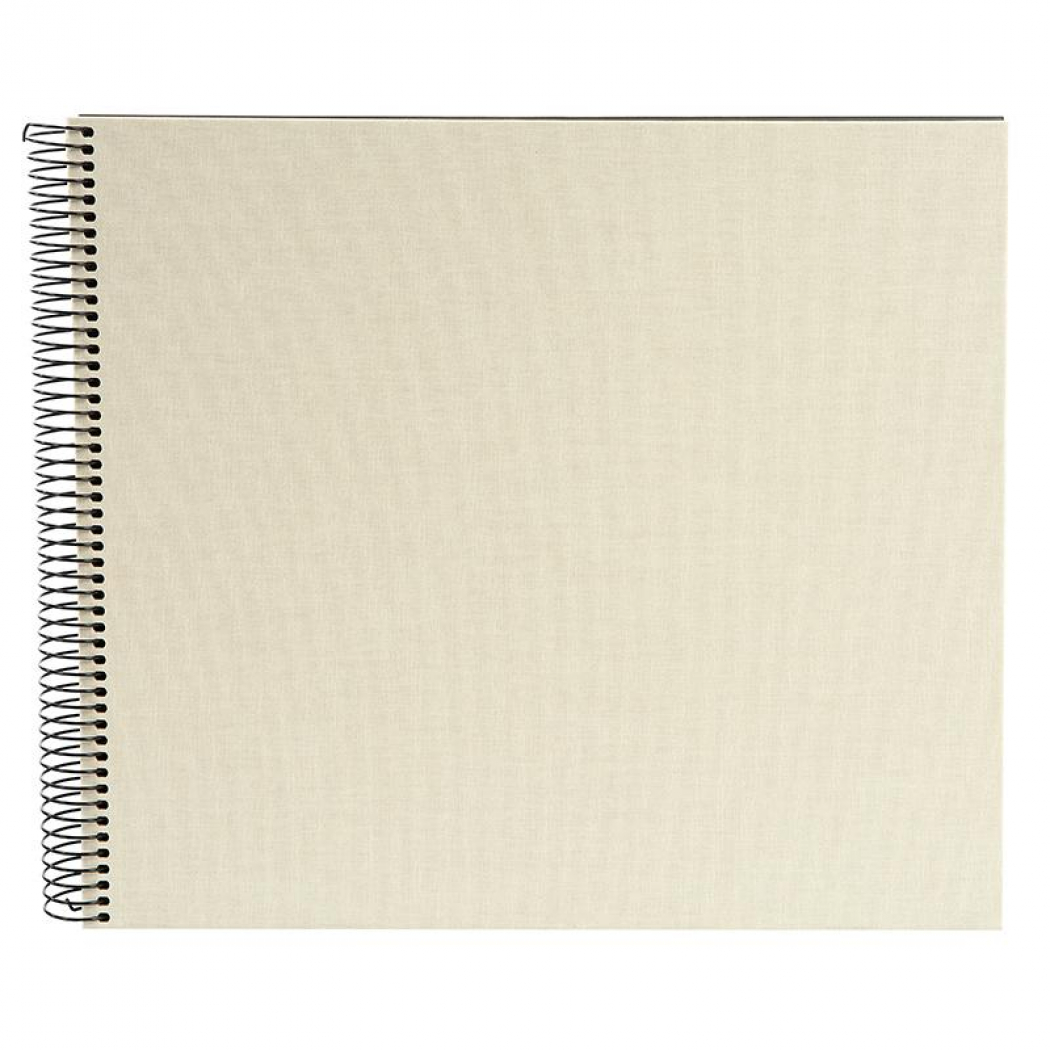 Goldbuch 25523 Bella Vista 35x30cm sandgrau schwarze Seiten