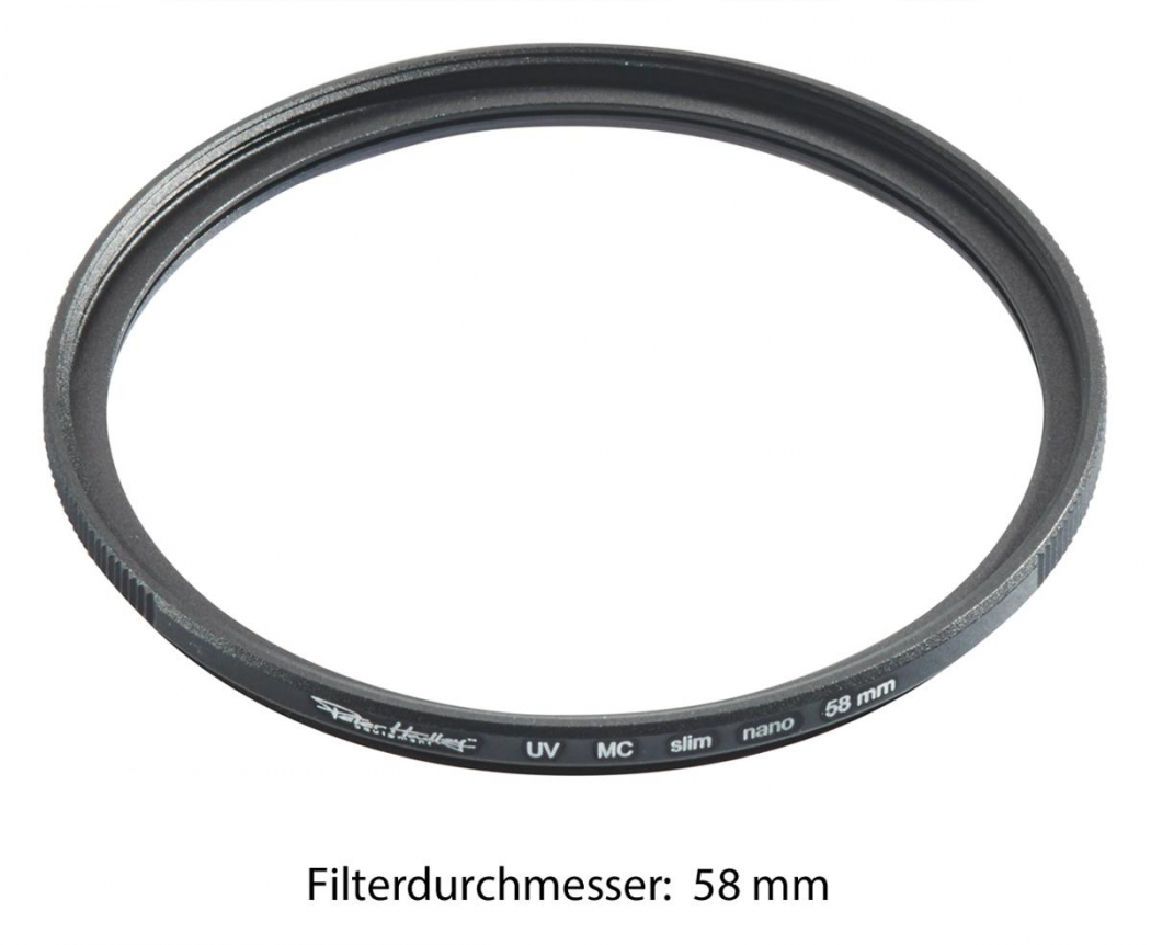 Peter Hadley MC Nano UV-Filter 58 mm Premium Line