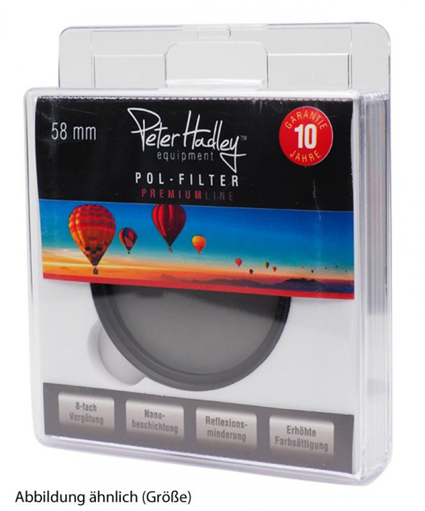 Peter Hadley Filtre POL 67mm multi-couches 8x