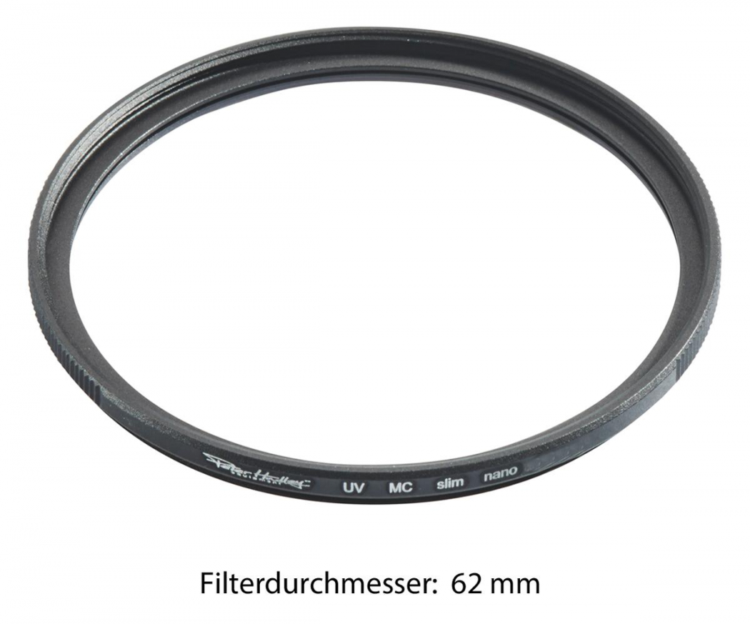 Peter Hadley MC Nano UV filter 62 mm Premium Line