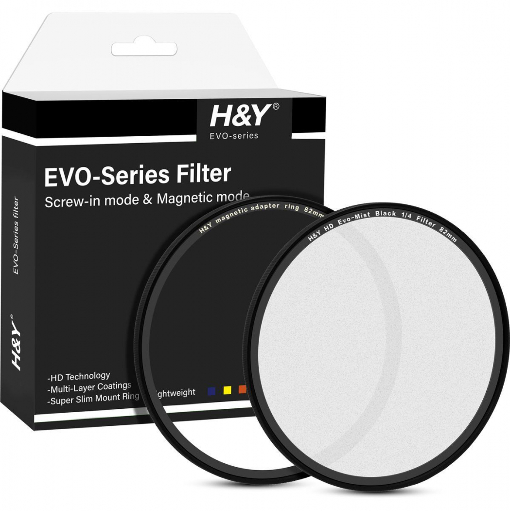H&Y HD EVO Black Mist 1/2 Filter Kit 82mm