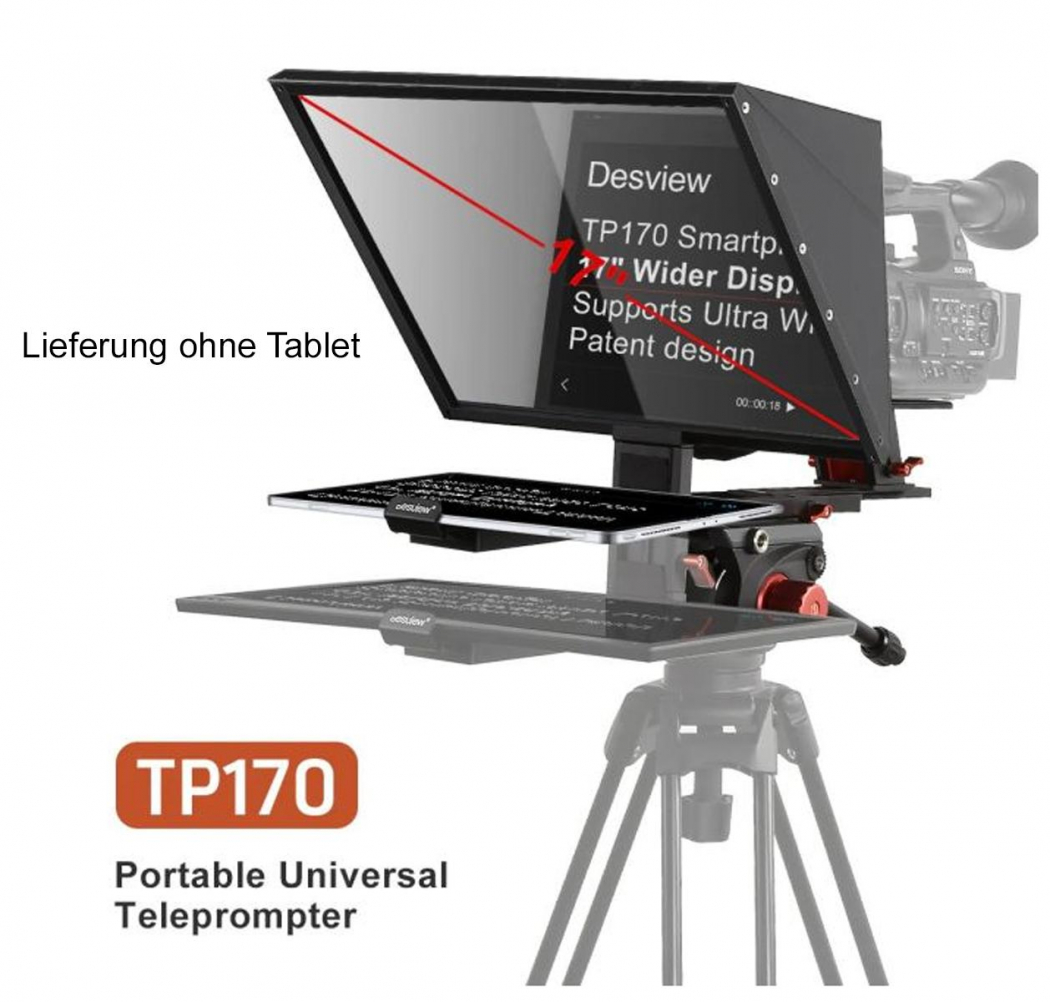Desview TP170 Teleprompter 17 inch