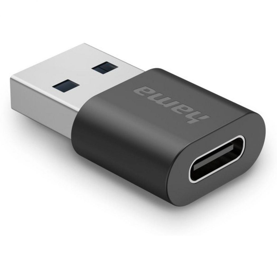 Hama USB-Adapter 200357 A-Stecker-Buchse 3.2 Gen2 10 Gbit/s schwarz