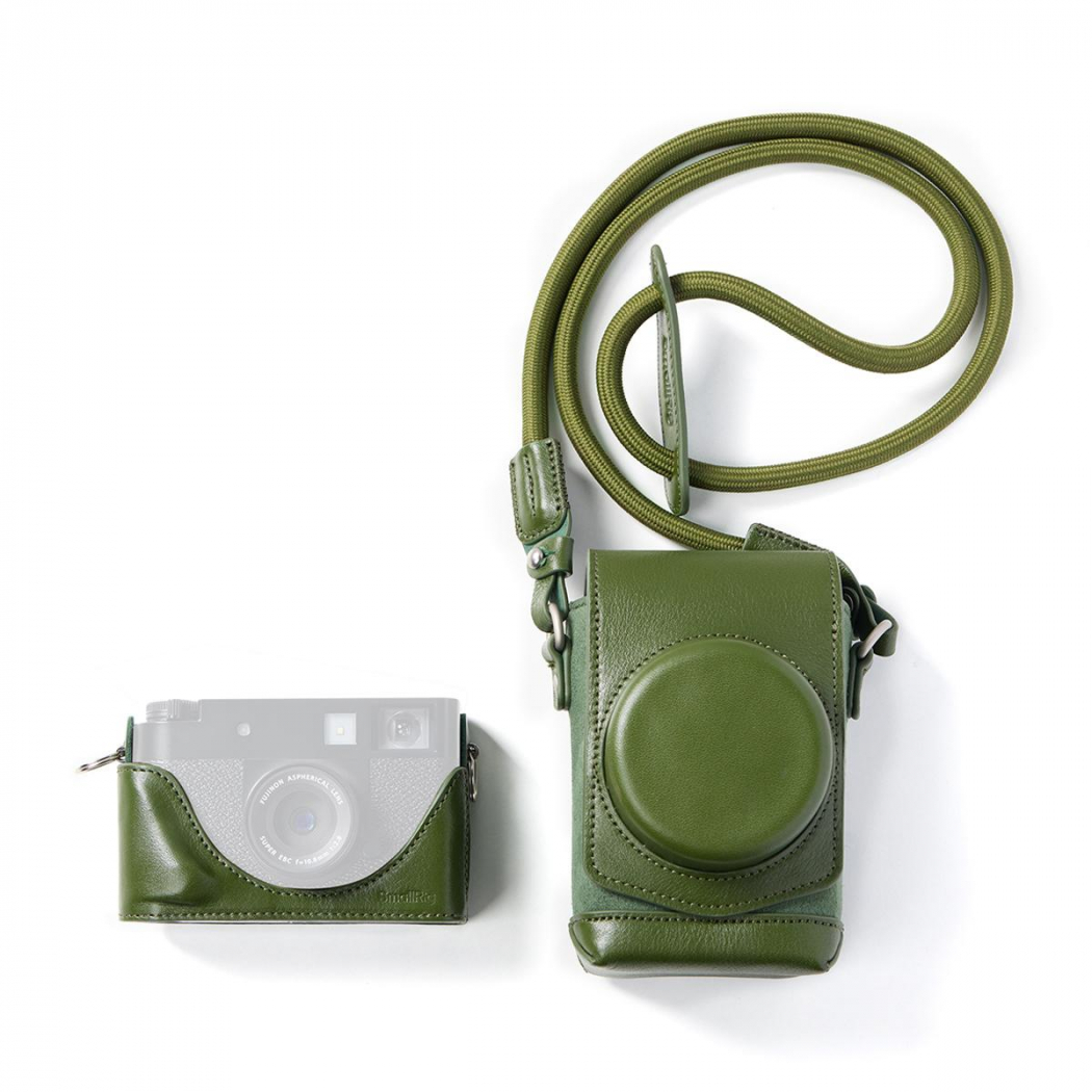 SmallRig 5220 Ledertaschen-Set für X half Fujifilm grün
