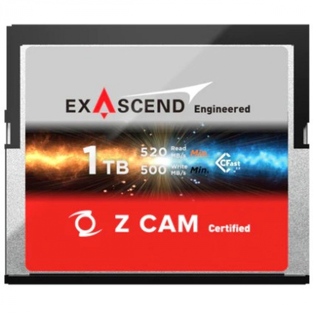 Exascend Cinema CFast 2.0 1TB 520MB/S - 6065999 Exascend Cinema CFast 2.0 1TB 520MB/S
