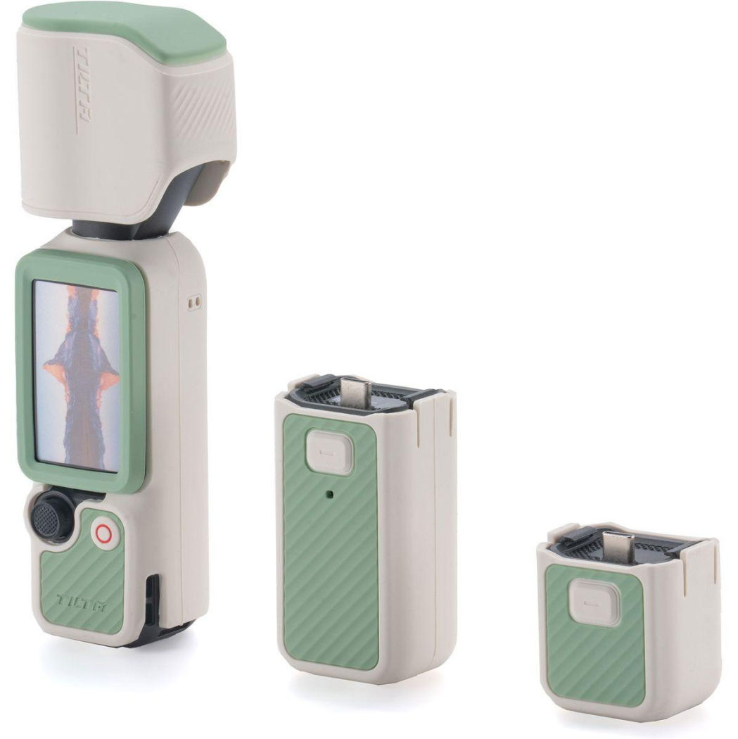Tilta Silikon-Schutzhülle Osmo Pocket 4 Power Kit Weiß
