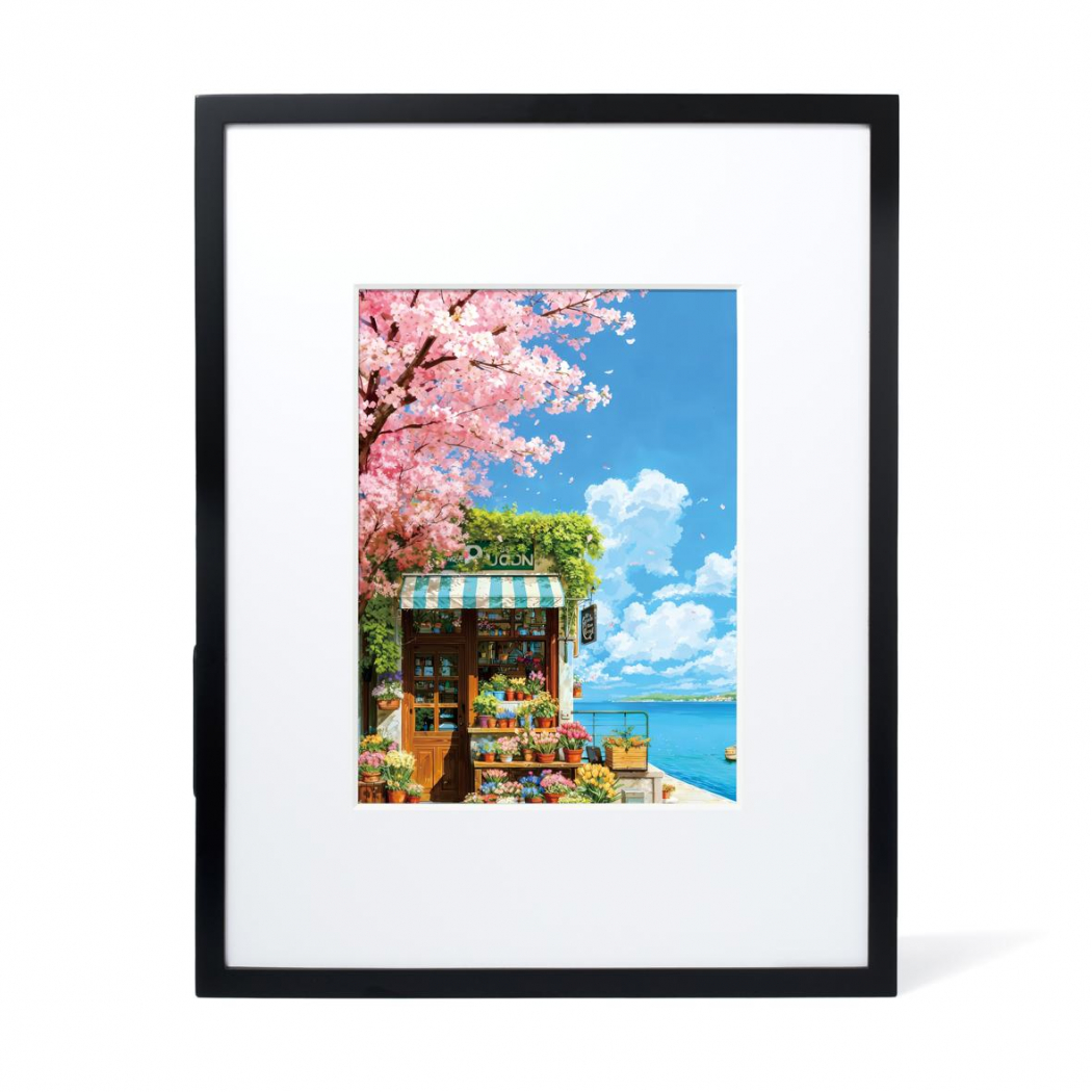 Pixie e-ink Frame 13.3 schwarz Digitaler. Bilderrahmen
