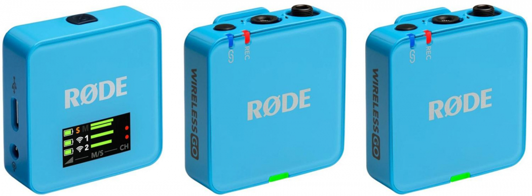 RØDE Wireless GO Gen III bleu Microphone