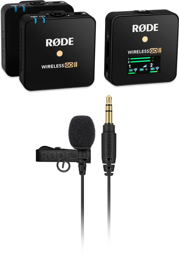 Technical Specs Rode Wireless Go II + Lavalier GO Lavalier Microphone -  Foto Erhardt
