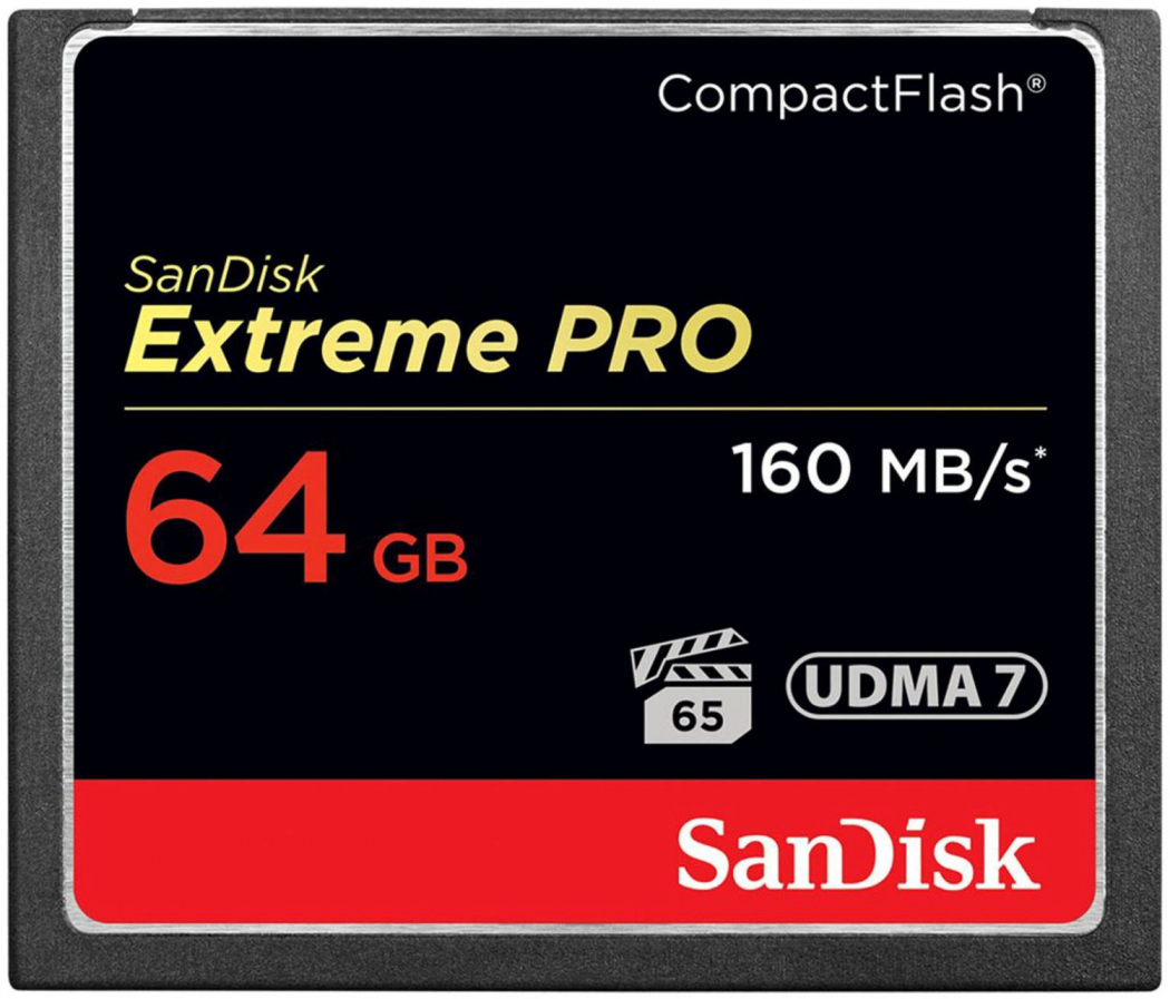 SanDisk Extreme Pro CF 64 GB 160MB - Foto Erhardt