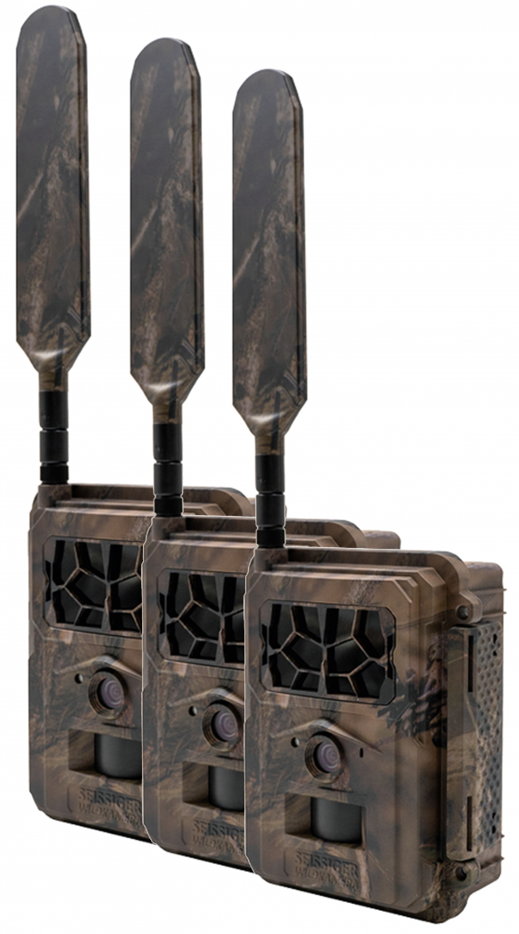 SEISSIGER Pro-Cam LTE - SUPERSIM-Edition 3er Pack Appareils photo