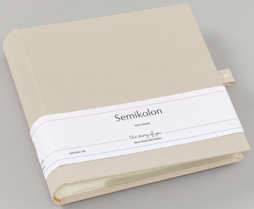 Semikolon 371950 200 Pocket Album warm sand