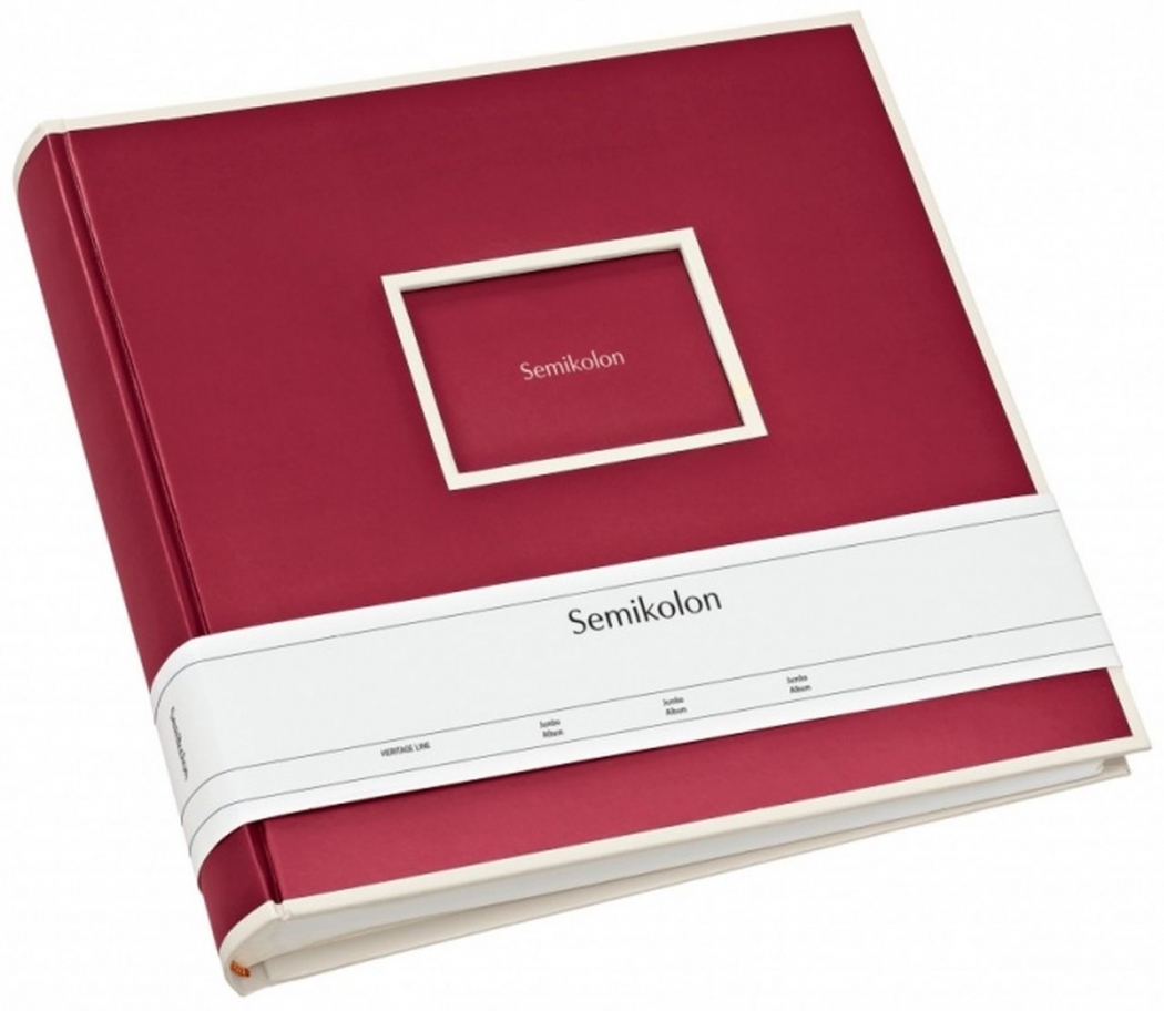 Dokumentenbox Semikolon Burgundy 31,5 cm x 26 cm x 10 cm