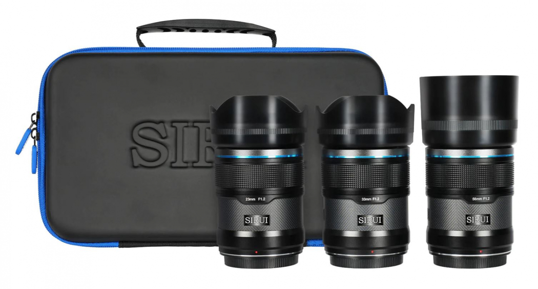 Sirui Sniper 23mm f1.2 + 33mm f1.2 + 56mm f1.2 for E Mount - Foto