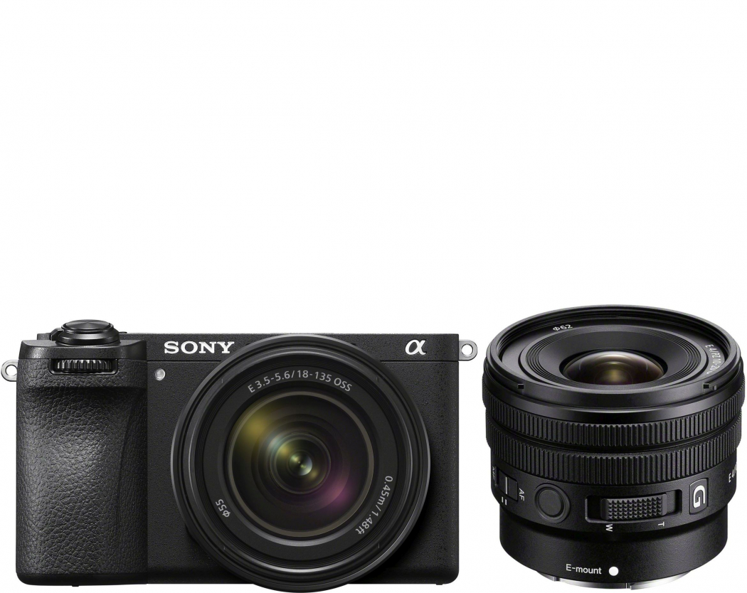 Sony Alpha ILCE-6700 + 18-135mm + PZ 10-20mm f4 G | 100,00EUR Sommer Cashback | nach 50 EUR Sony "Summer Travel" Sofortrabatt | 100,00EUR Welcome to Alpha-Bonus