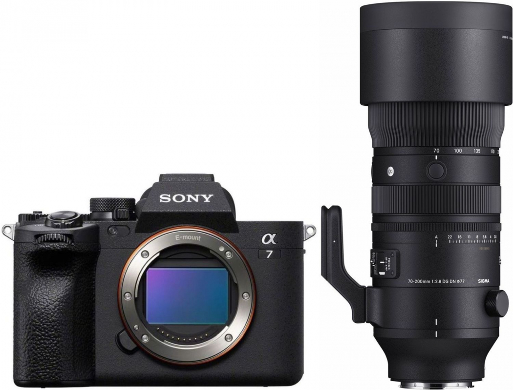 Sony Alpha ILCE-7 IV + Sigma 70-200mm f2,8 DG DN OS (S) Appareils photo