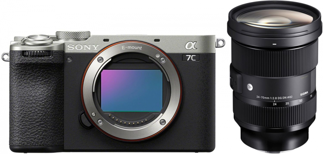 Sony Alpha ILCE-7C II boîtier argent + Sigma 28-70mm f2,8 Appareils photo