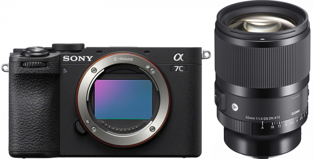 Sony Alpha ILCE-7C II noir + Sigma 50mm f1,4 DG DN (A) Appareils photo