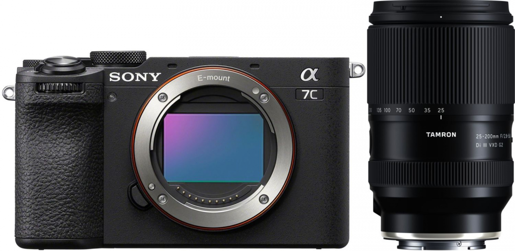 Sony Alpha ILCE-7C II schwarz + Tamron 25-200mm f2,8-5,6 Di III VXD G2 ...