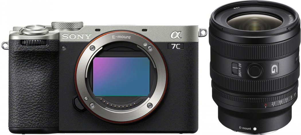 Sony Alpha ILCE-7C II argent + FE 16-25mm f2,8 G Appareils photo