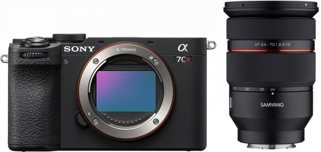 Sony Alpha ILCE-7CR noir + Samyang AF 24-70mm f2,8 FE Appareils photo