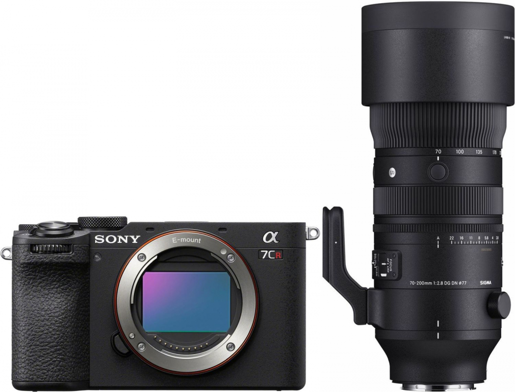 Sony Alpha ILCE-7CR noir + Sigma 70-200mm f2,8 DG DN OS (S) Appareils photo