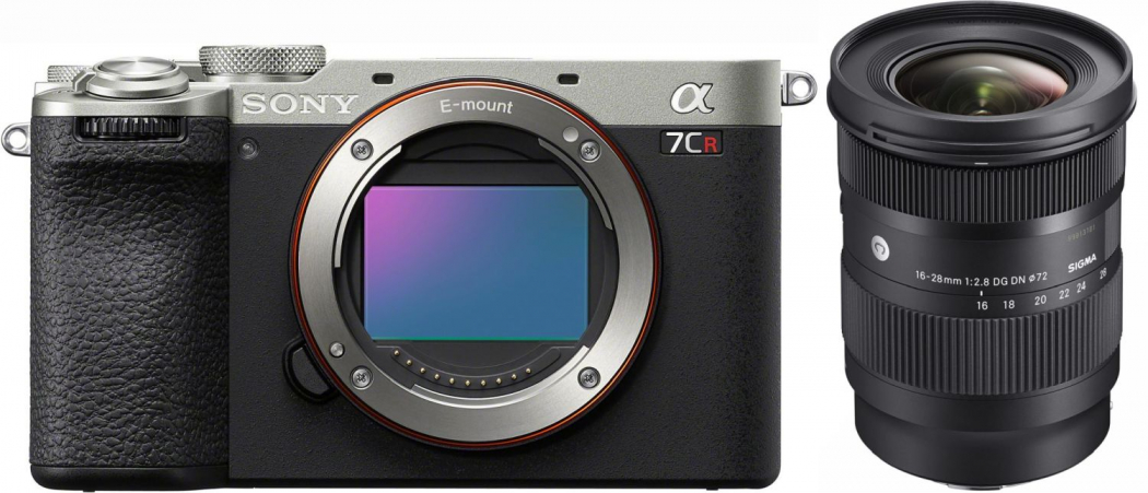 Sony Alpha ILCE-7CR argent + Sigma 16-28mm f2,8 DG DN (C) Appareils photo