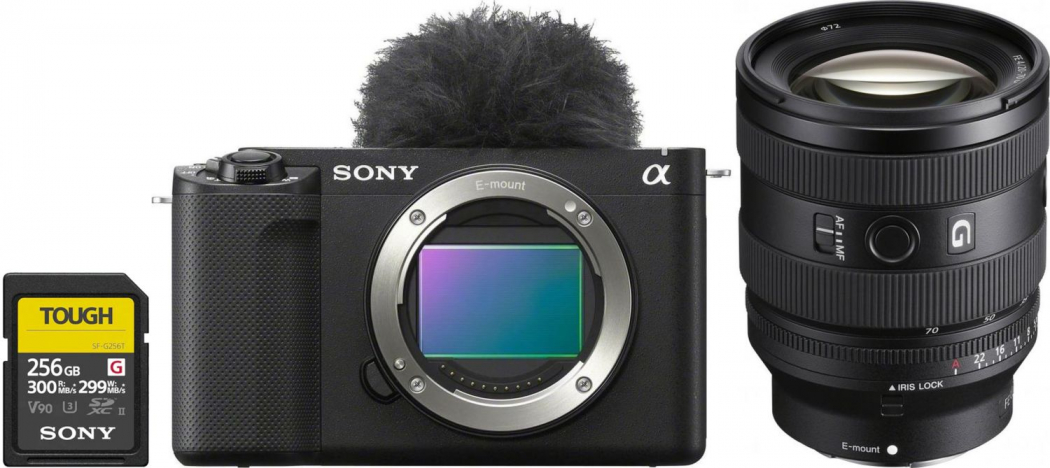 Sony Alpha ZV-E1 + 20-70mm f4 G + carte SDXC 256GB Tough Appareils photo