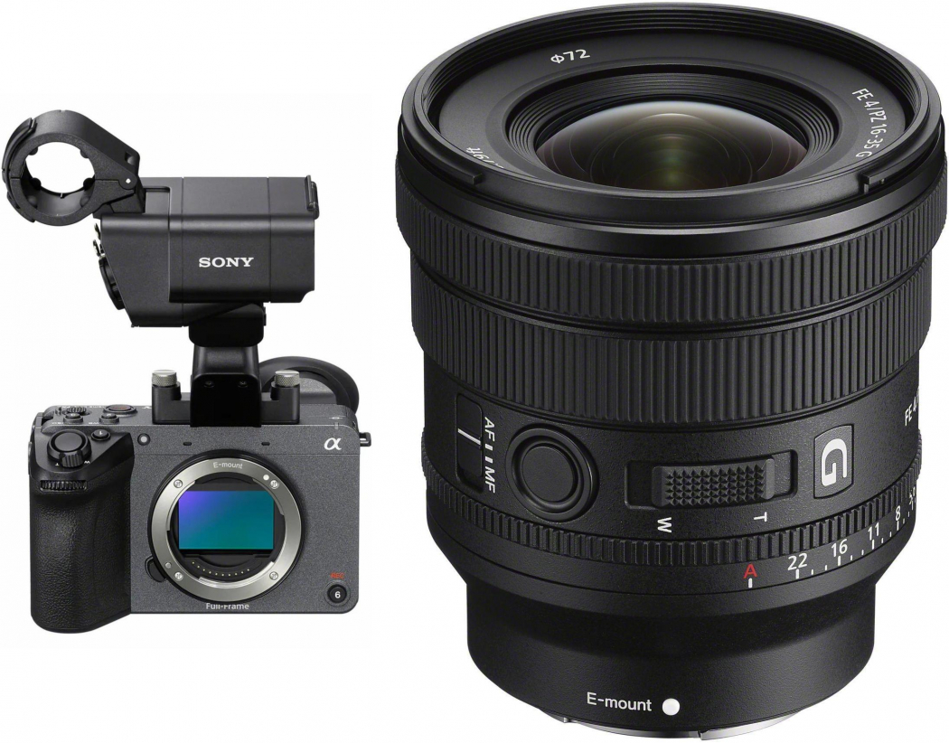 Sony ILME-FX2 + poignée XLR + FE PZ 16-35mm f4 G / 4.299,00 nach Sofortrabatt Caméscope