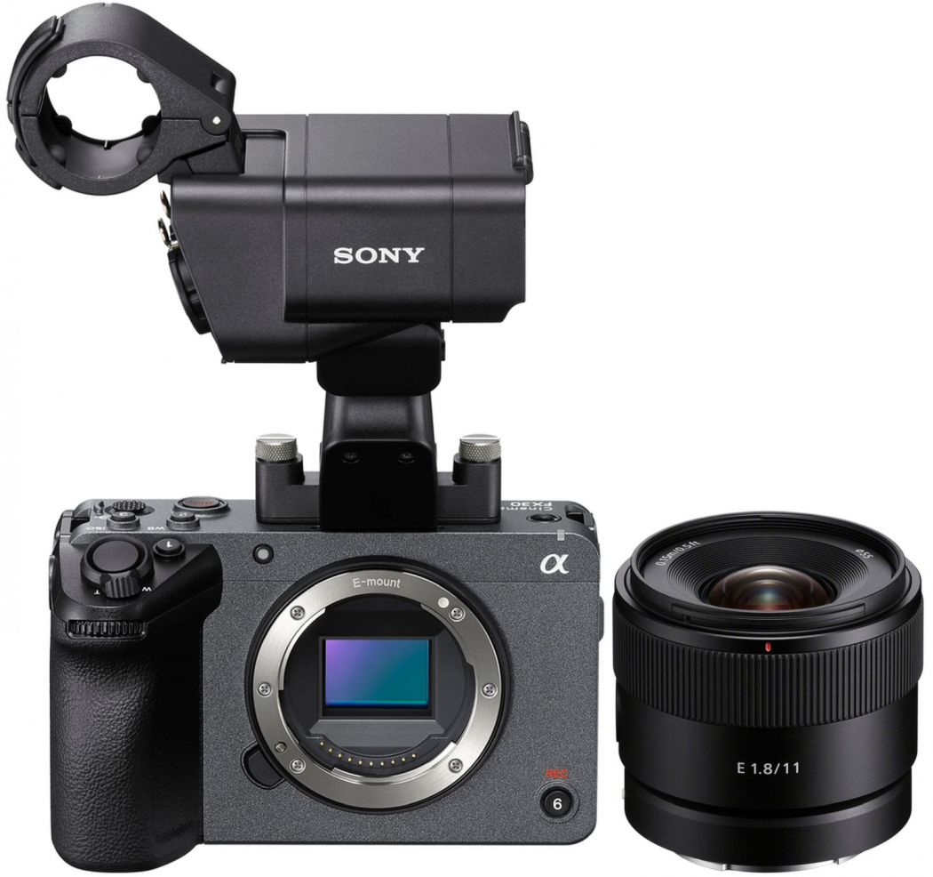 Sony ILME-FX30 + poignée + SEL 11mm f1,8 / 2.779,00 nach Sofortrabatt Caméscope