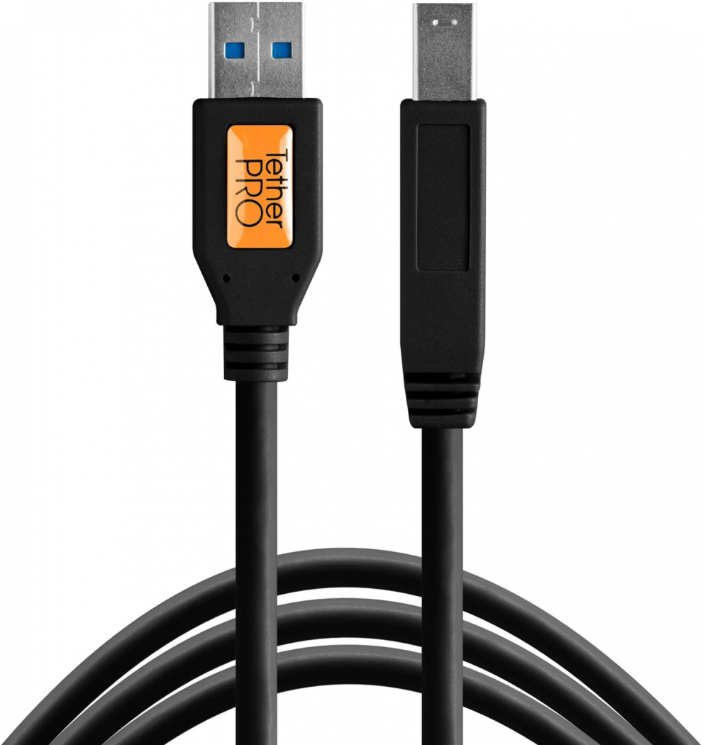 Tether Tools SuperSpeed USB 3.0 Typ A an Typ B 4,6m schwarz - Kabel ...