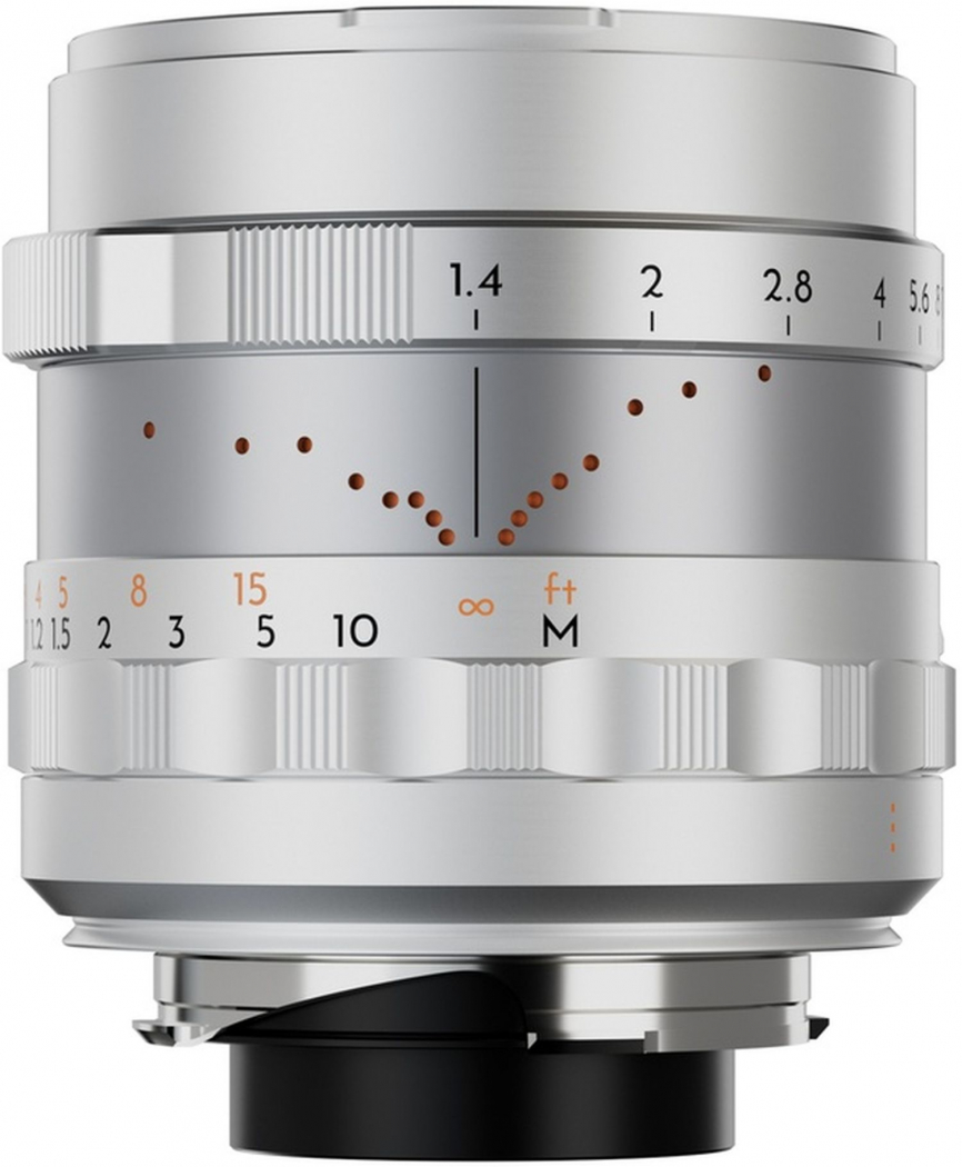 Thypoch Simera 28mm f1,4 Leica M-Mount argenté Objectif