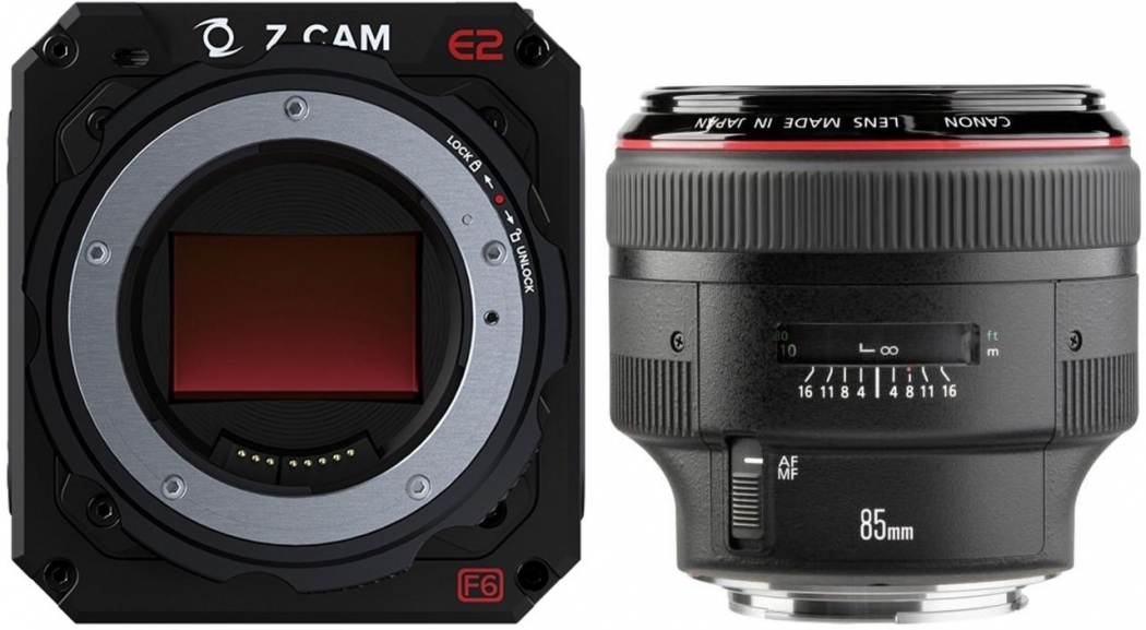 Zubehör Z-Cam E2-F6 + Canon EF 85mm f1.2 L II USM - Foto Erhardt