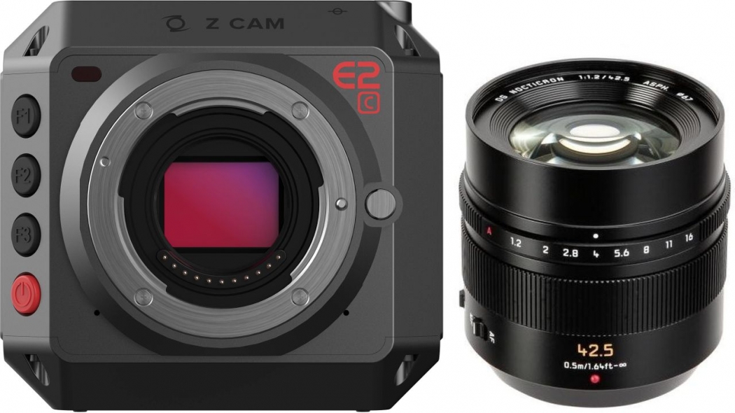 Verbeteren draadloos aanraken Accessories Z-Cam E2C + Panasonic Leica DG Nocticron 42.5mm f1.2 Asph. OIS  - Foto Erhardt