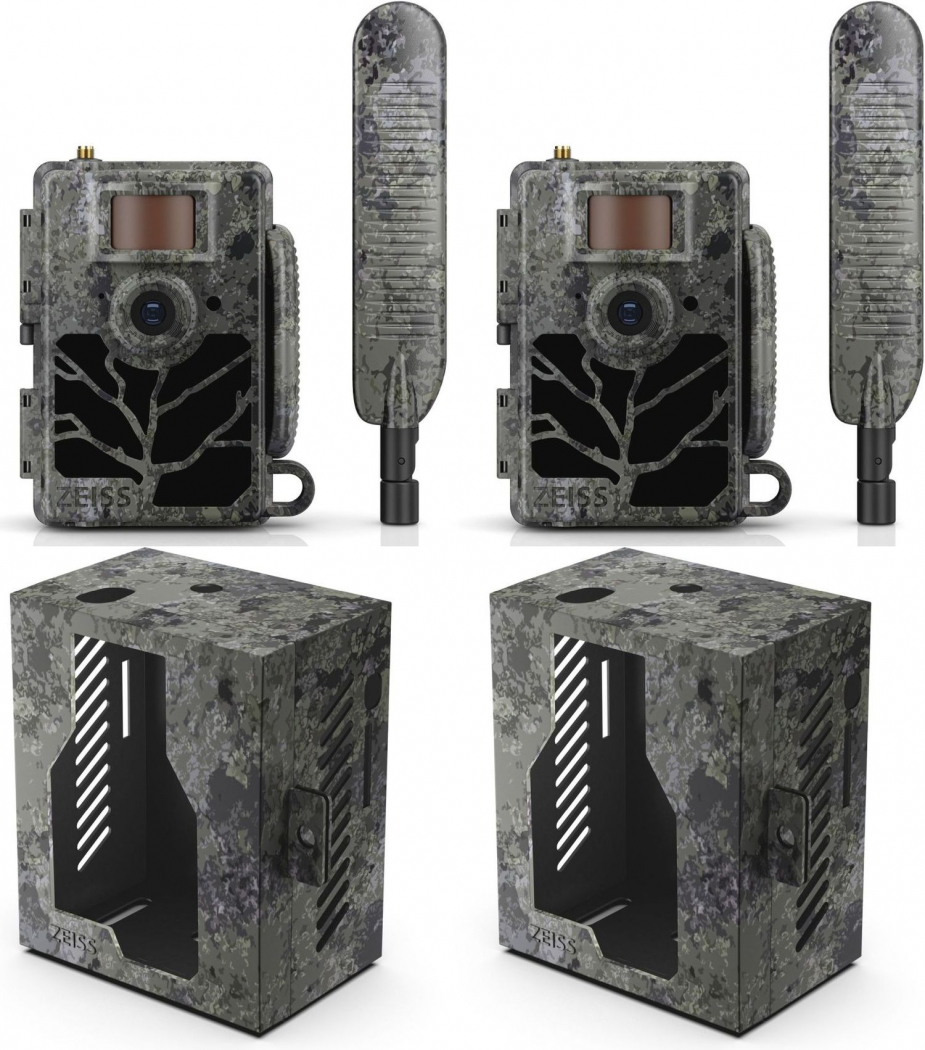 ZEISS Secacam 5 100° pack de 2 + 2x boîtier métallique Appareils photo