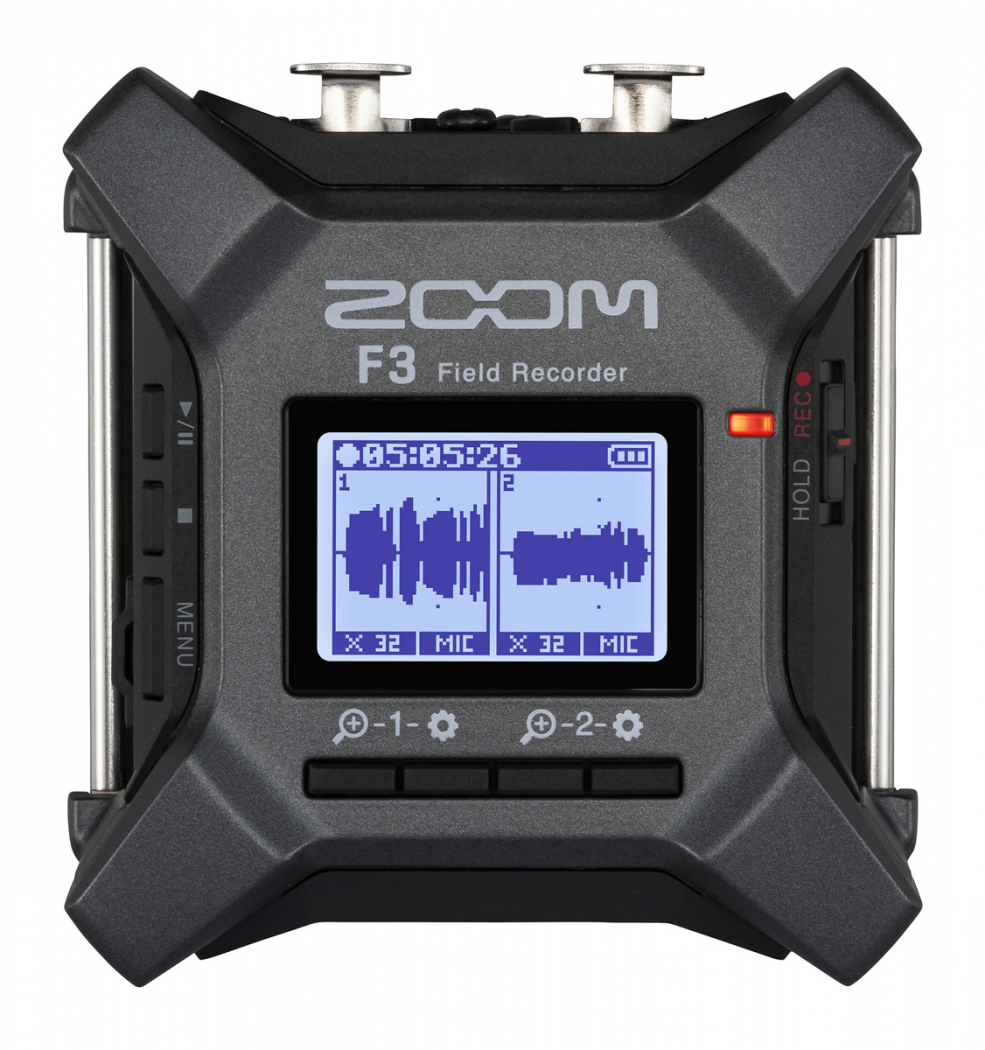 Zoom F3 Enregistreur de terrain MultiTrack Microphone