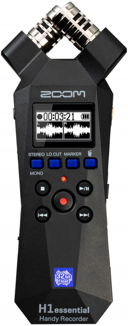 Zoom H1essential Enregistreur audio noir Microphone