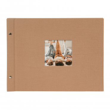 Goldbuch 28519 Bella Vista 39x31cm Haselnuss schwarze Seiten