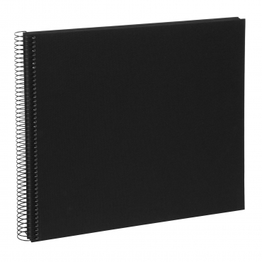 Goldbuch Album spirale noir 25 997 pages noires 34x30cm