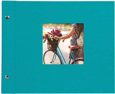 Goldbuch Screw album 26893 Bella Vista 30x25cm turquoise