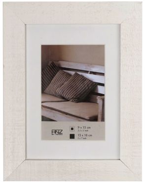 Henzo Driftwood wooden frame 13x18 white