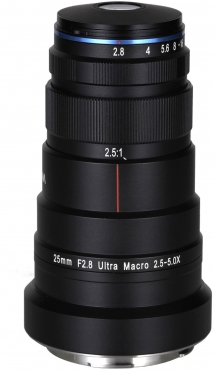 LAOWA 25mm f/2,8 Ultra Macro 2,5-5X pour monture L