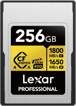 Lexar CFexpress Professional Type-A Gold 4.0 256GB R1800 VGP400