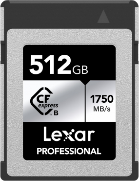 Lexar CFexpress Type-B Argent 512GB 1750/1300MB/S.
