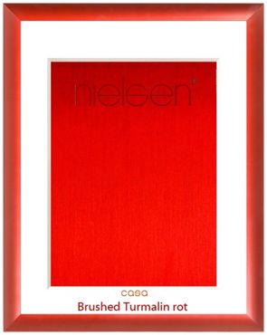 Nielsen cadre alu Casa Brushed 40x50 cm rouge