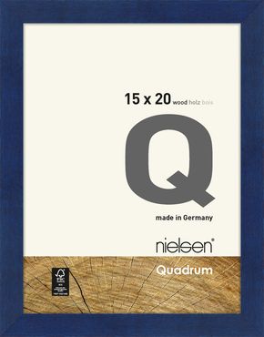 Nielsen Cadre en bois 6517012 Quadrum 15x20cm bleu
