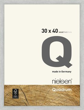 Nielsen Wooden frame 6530007 Quadrum 30x40cm silver